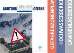 Broschüre Achtung Hochwasser/Lawinen Gefahr (Quelle: Land OÖ, Abt. OGW)
