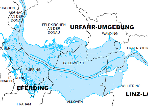 Übersicht Eferdinger Becken (Quelle: wernerconsult)