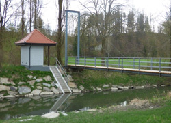 Neue Pegelmessstelle (Quelle: Hydrographischer Dienst OÖ)