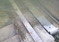 Pegel (Quelle: Hydrographischer Dienst)