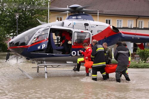 Rettungsaktion beim Hochwasser 2013