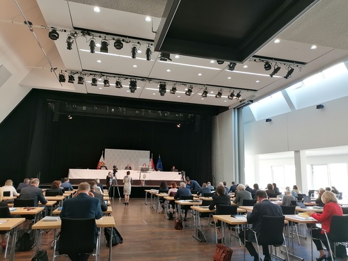 Landtagssitzung im Sitzungssaal des OÖ Kulturquartiers in Linz