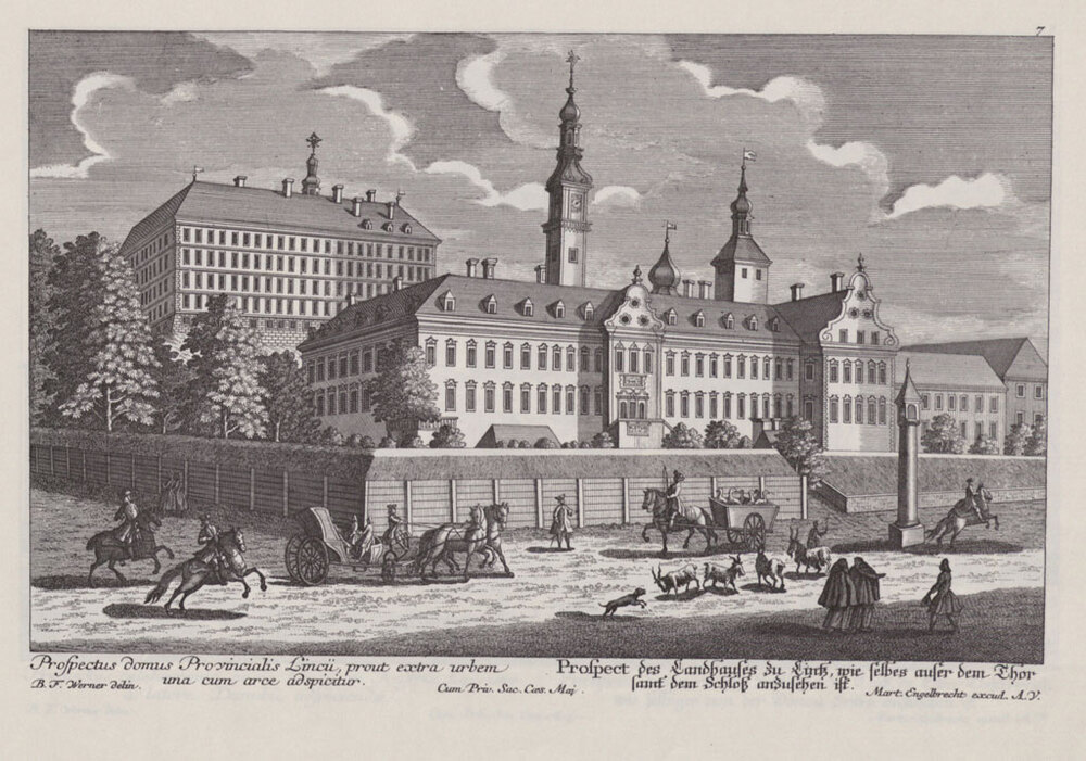 Promenade und Landhaus 1732