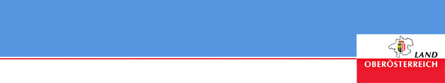 Landeslogo auf blauem Hintergrund