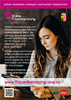 Flyer Online Frauenberatung OÖ 2024