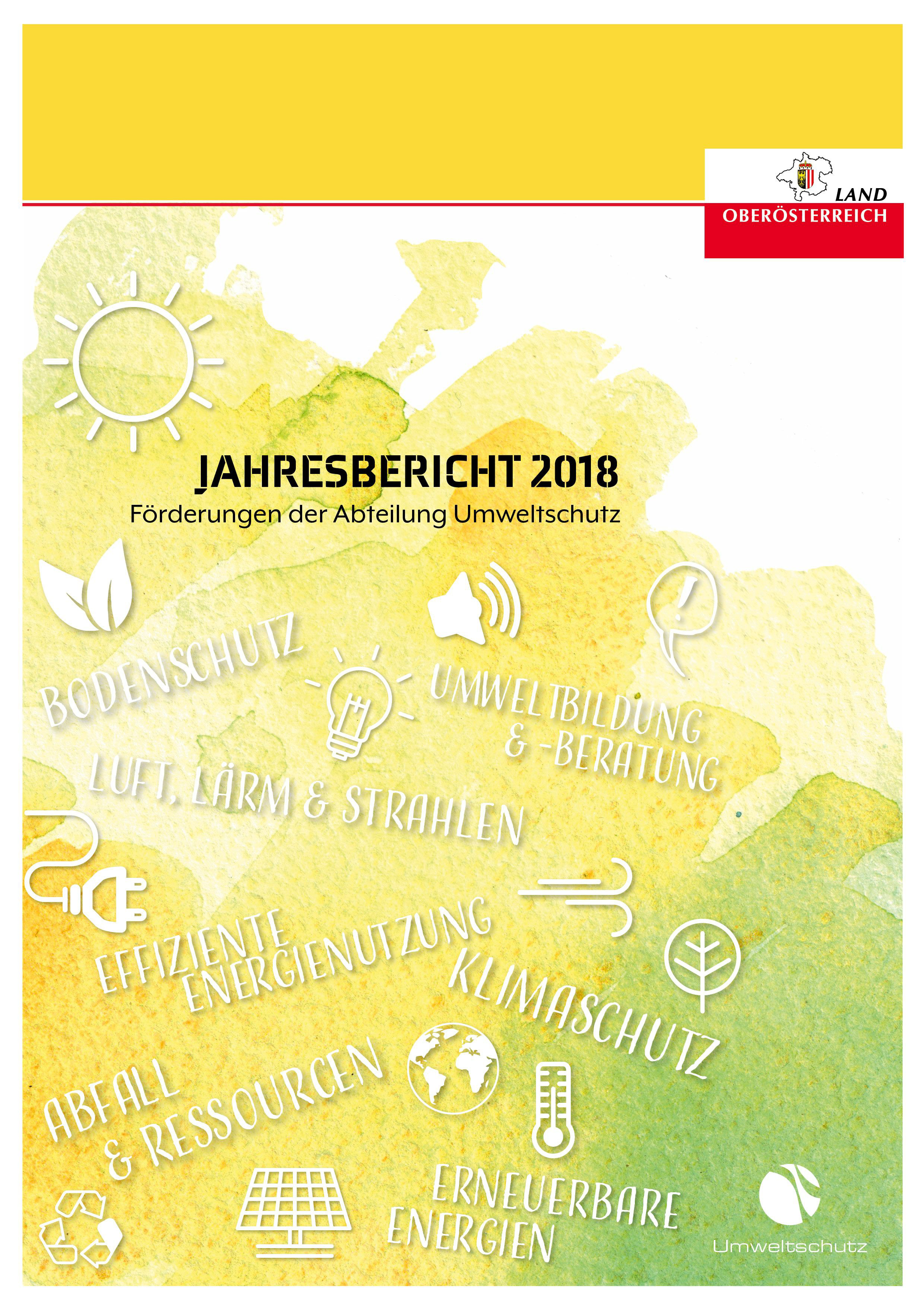 Förderungen der Abteilung Umweltschutz - Jahresbericht 2018