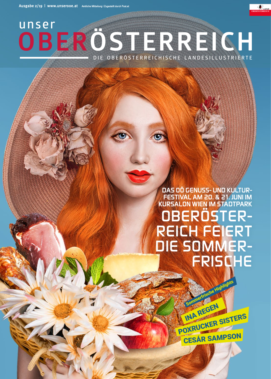 Deckblatt der aktuellen Ausgabe von Unser Oberösterreich Deckblatt der aktuellen Ausgabe von Unser Oberösterreich